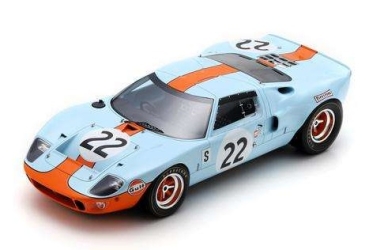 18SE69 Ford GT40 No.22 Winner 12H Sebring 1969 J. Ickx – J. Oliver 1:18